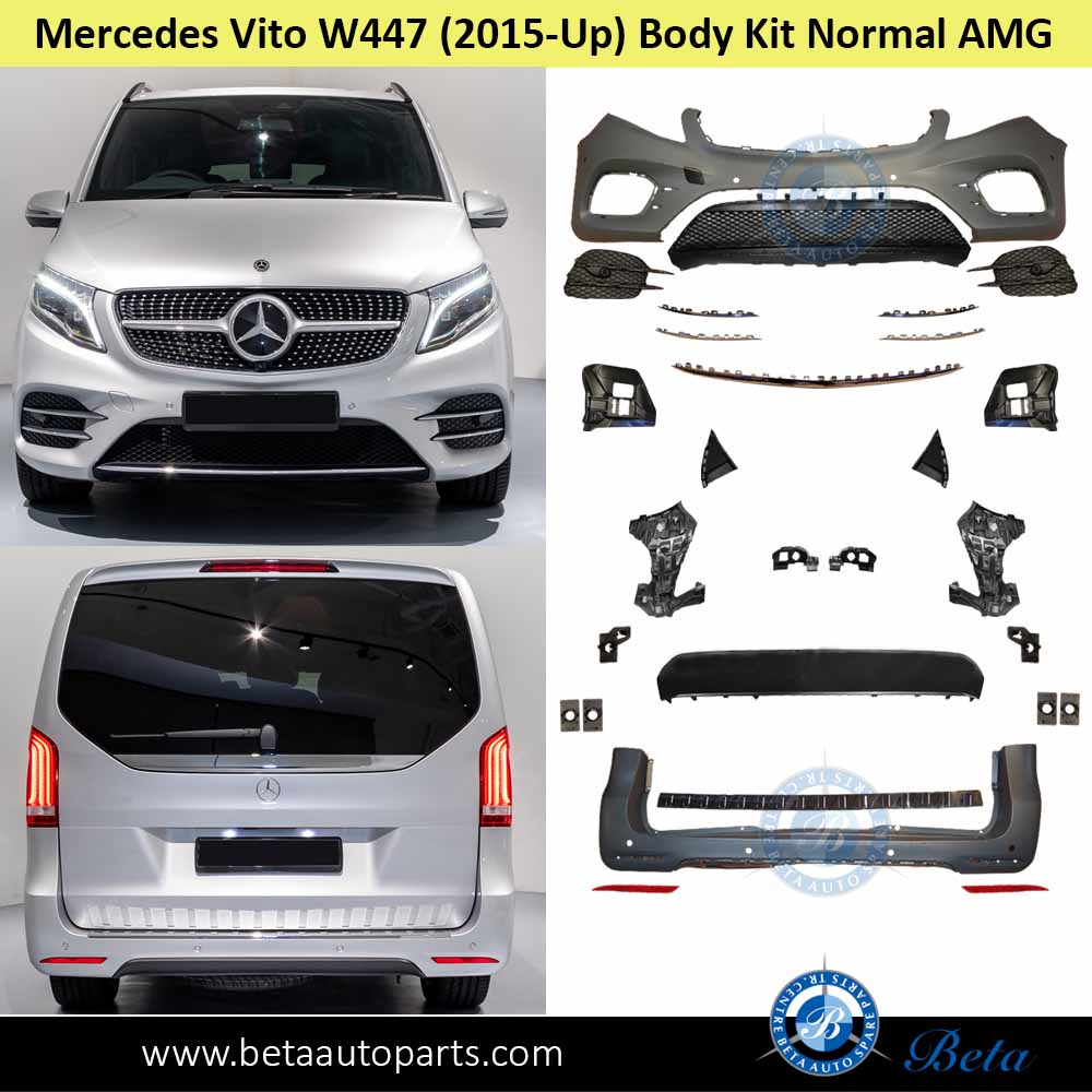 Body Kit Normal AMG Look for Mercedes Vito W447 2015-Up models