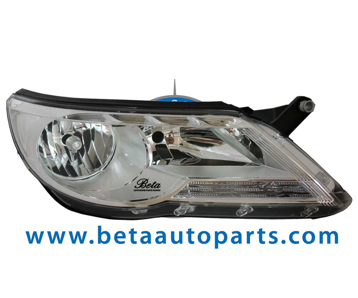 Right Side Headlamp Normal for Volkswagen Tiguan 2008-2011 models, Part Number 5N1941032AB