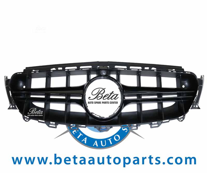 Radiator Grille AMG E63 All Black for Mercedes E-Class W213 2017-2020 models, Part Number 2138880123