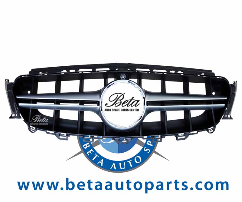 Radiator Grille AMG E63 Matt Chrome color for Mercedes E-Class W213 2017-2020 models, Part Number 2138880123