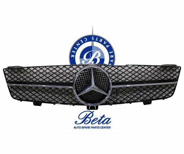 Radiator Grille 1-Line -Black for Mercedes CLS-Class W219 2008-2010 models, Part Number 2198801A83