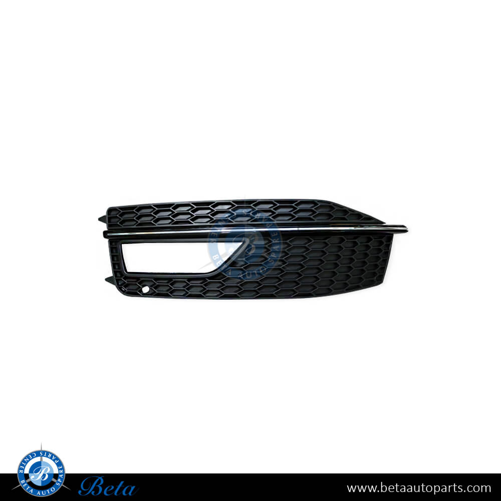 Left Side Fog Lamp Cover for Audi A4 S-LINE 2012-2015 models, Part Number 8K0807681L
