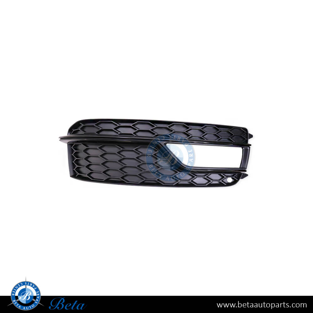 Right Side Fog Lamp Cover Black for Audi A5 S-LINE 2012-2016 models, Part Number 8T0807682K