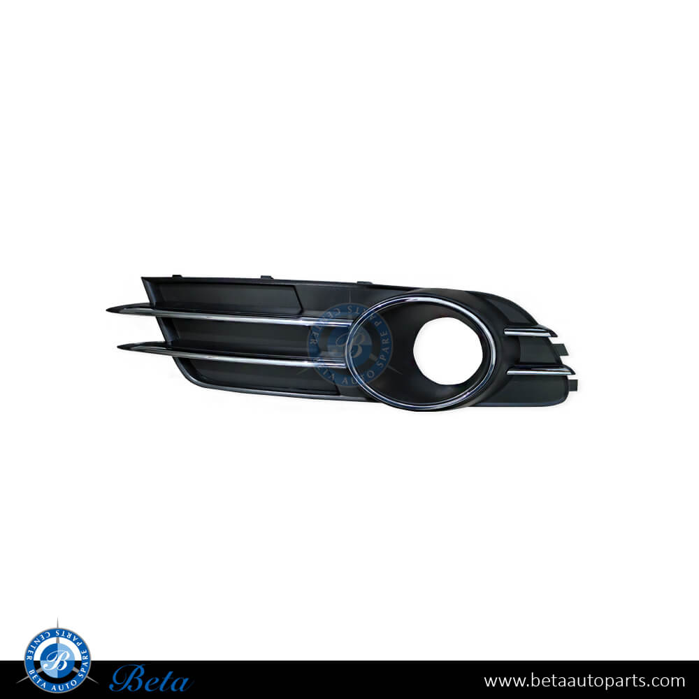 Left Side Fog Lamp Cover with hole for Audi A6 2011-2014 models, Part Number 4G0807681G