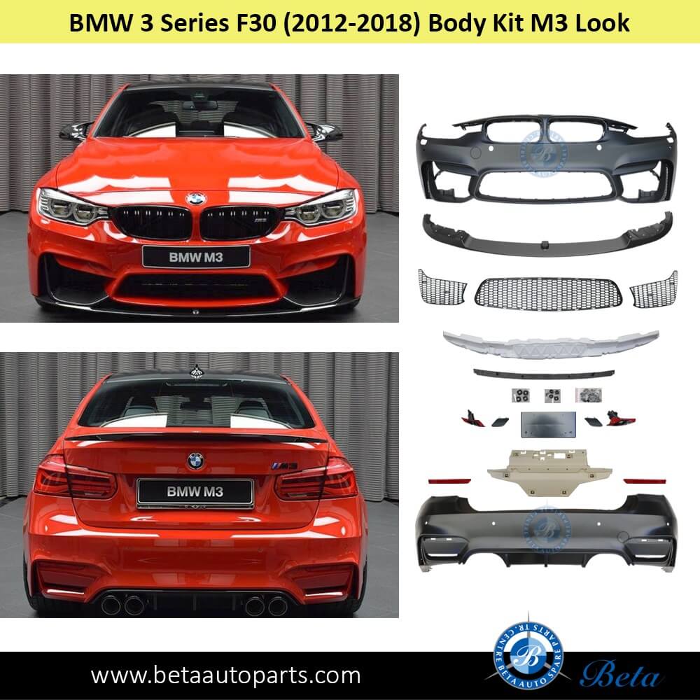 BMW 3 Series F30 (2012-2018), Body Kit M3 Look, Taiwan