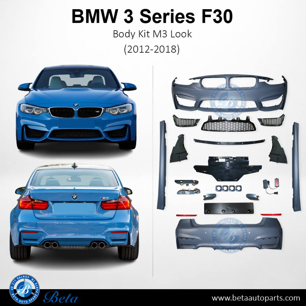 Body Kit M3 Look for BMW 3 Series F30 2012-2018 models