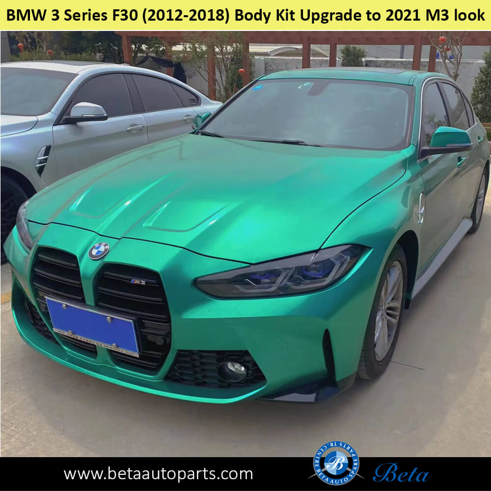 BMW 3 Series F30 (2012-2018), Body Kit Conversion Upgrade to G80 M3 Look, China