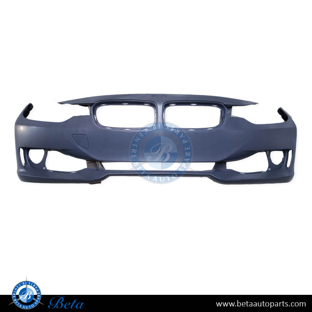 Front Bumper without PDC / SPR / PMA / Camera -Basis for BMW 3 Series F30 2012-2015 models, Part Number 51117292991