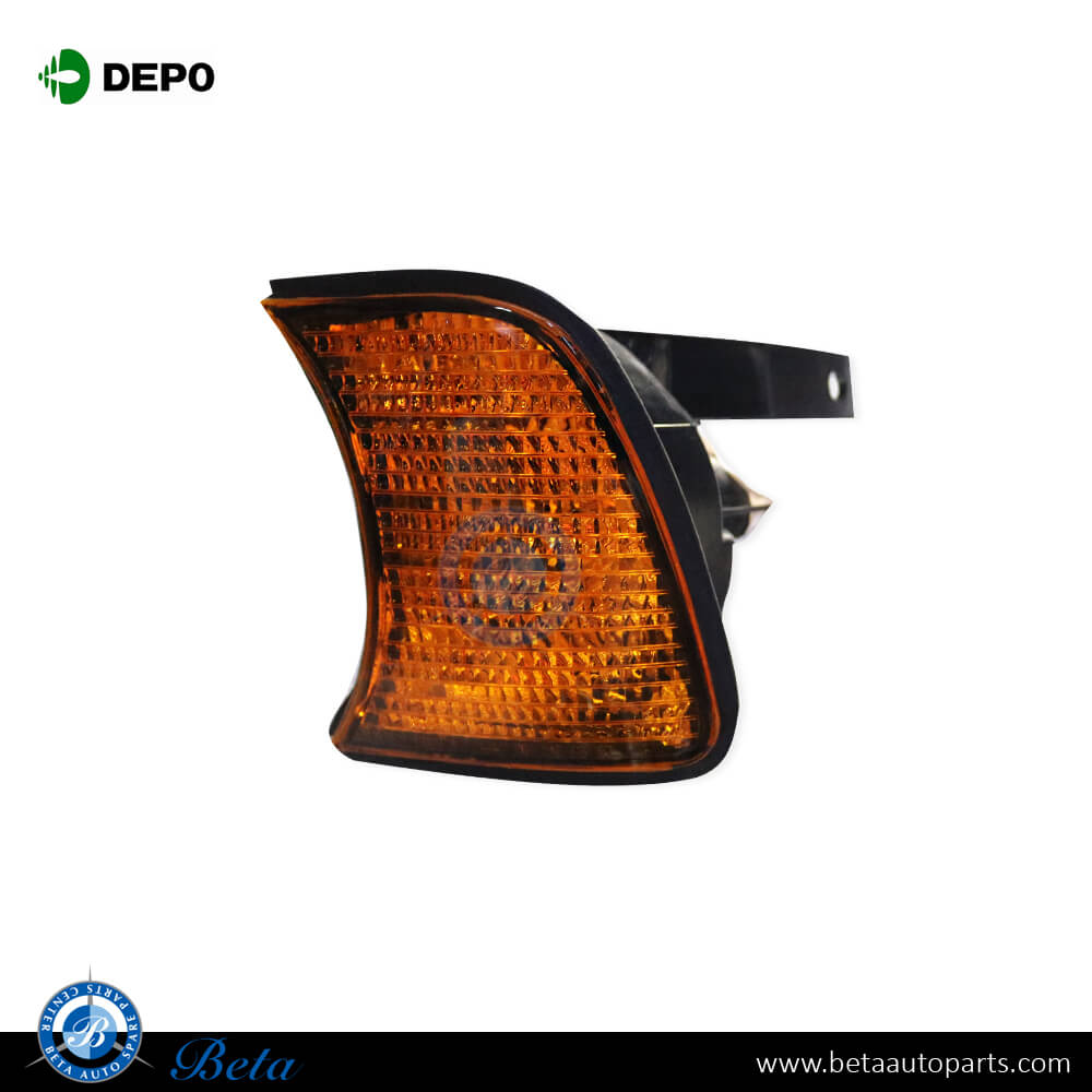 Left Side Corner Lamp Yellow for BMW 5 Series E34 1988-1995 models