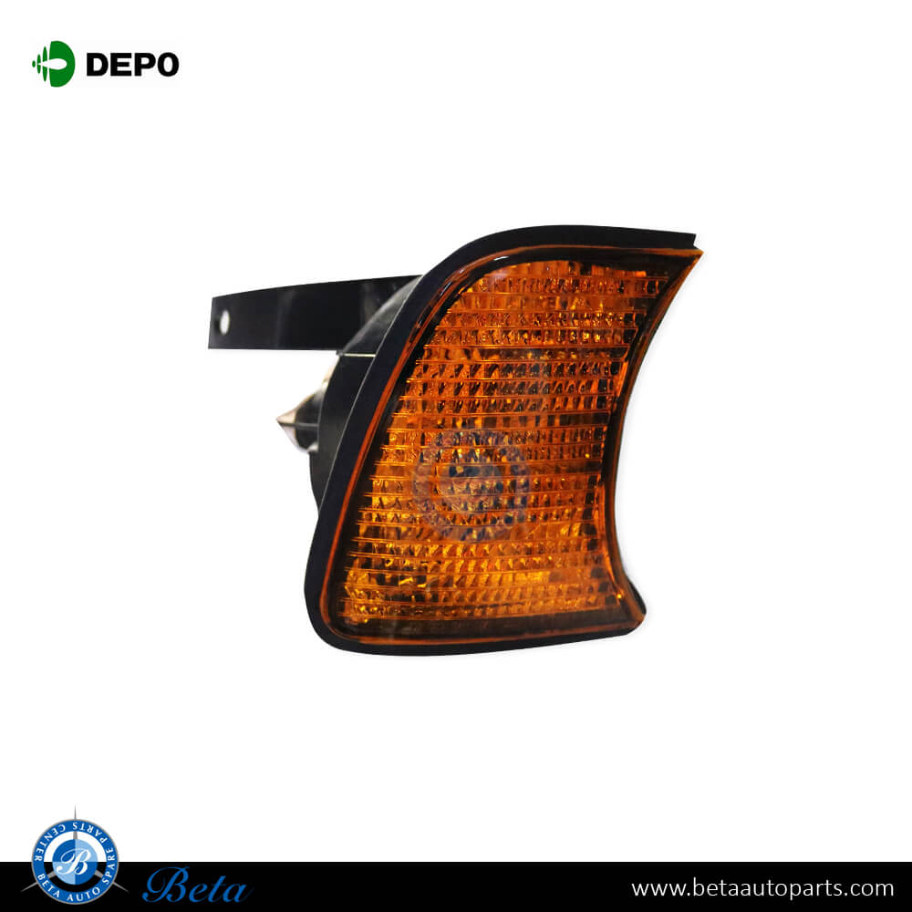 Right Side Corner Lamp Yellow for BMW 5 Series E34 1988-1995 models