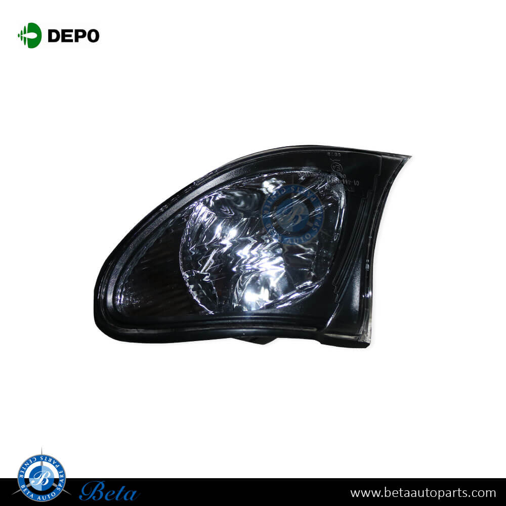 Left Side Corner Lamp For 4Dr - Black for BMW 5 Series E46 LCI 2002-2004 models