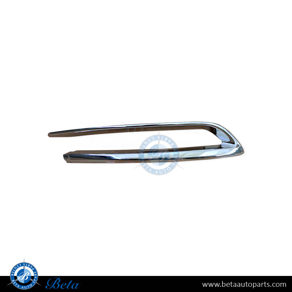 Left Side Rear Bumper Chrome Moulding Luxury for BMW 5 Series F10 LCI 2014-2016 models, Part Number 51127341675