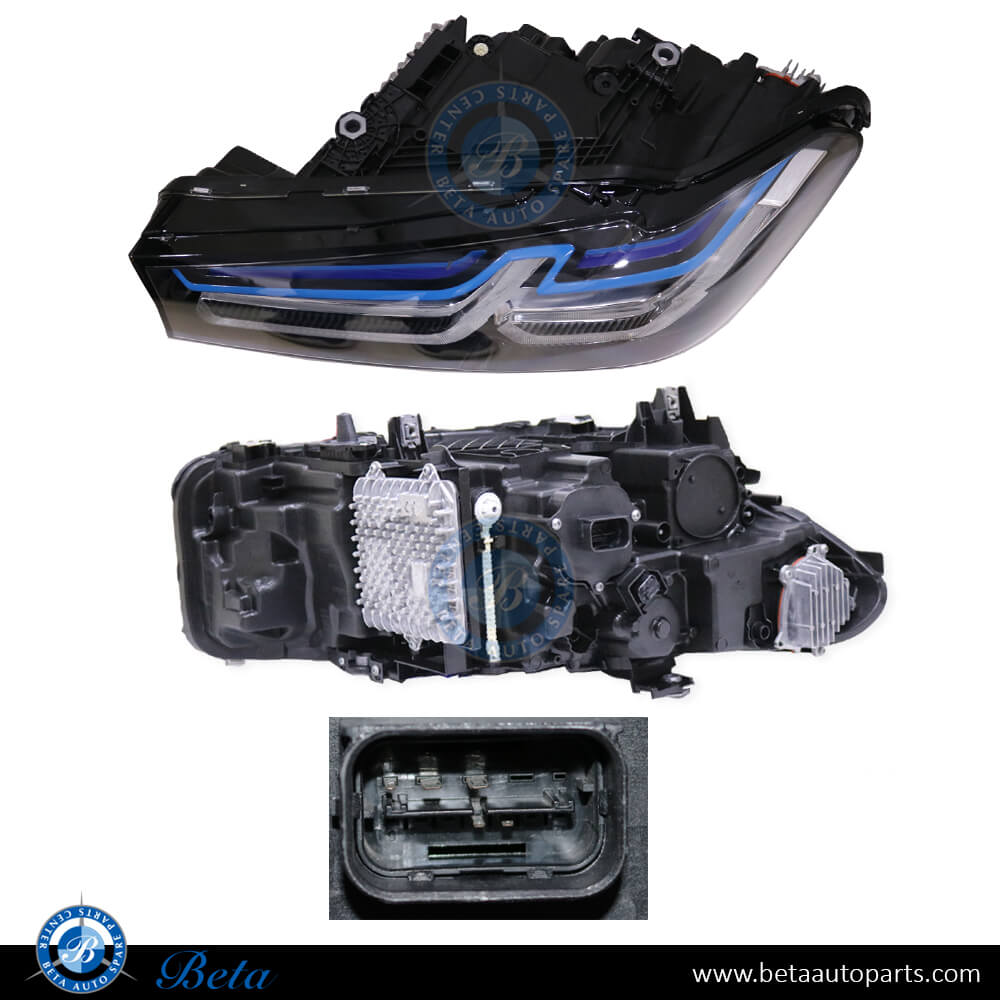 BMW 5 Series G30 (2017-2020), Headlamp Upgrade from LED to 2021 LCI Laser Look, China, 63117214951 / 63117214952