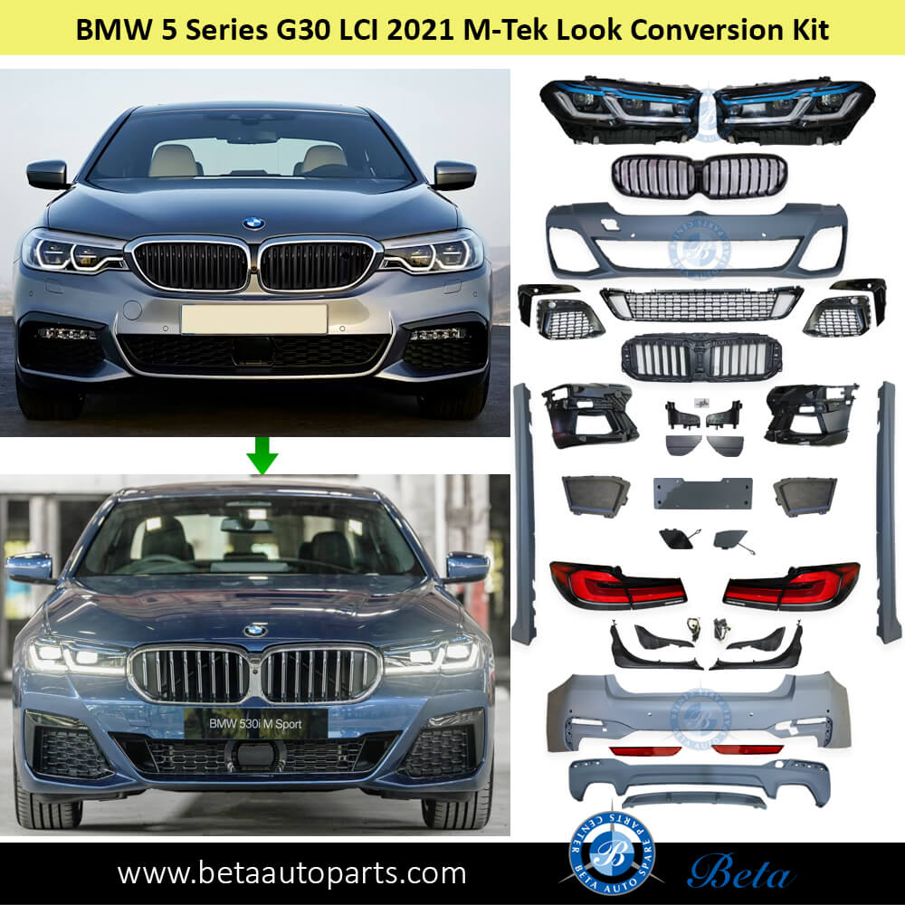BMW 5 Series G30 (20172020), Body Kit Conversion Upgrade to 2021 MTe