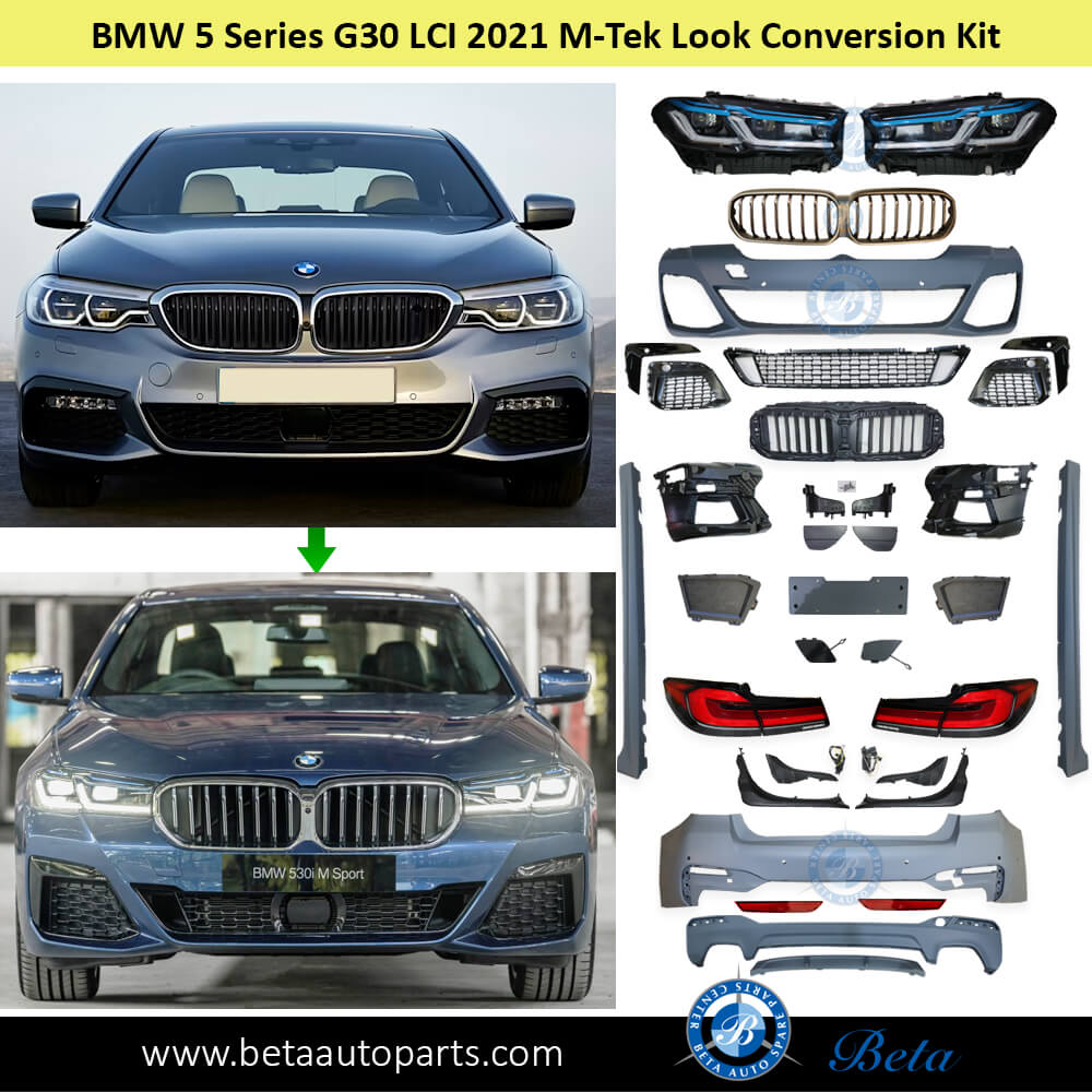 LCI 2021 M-Tek Look Conversion Kit for BMW 5 Series G30 2017-2020 models