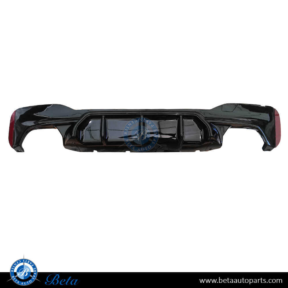 Rear Diffuser M5-Competition look for M-Tek 530i / 540i for BMW 5 Series G30 2017-2020 models, Part Number 51128069485