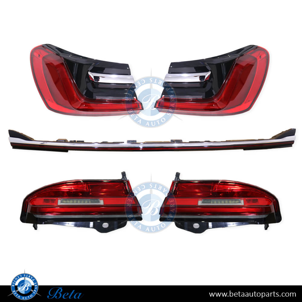 Tail Lamps Upgrade to 2020 LCI look for BMW 7 Series G11/G12 2016-2019 models, Part Number 63217342963 / 63217342964 / 63217342967 / 63217342968