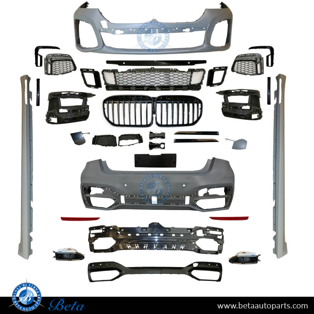 Body Kit M look for BMW 7 Series G12 LCI 2020-Up models