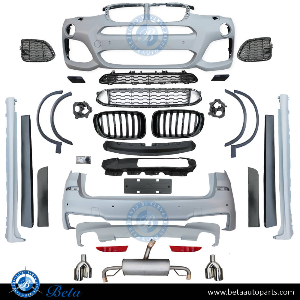 Body Kit M-Tek for BMW X3 F25 LCI 2015-2017 models