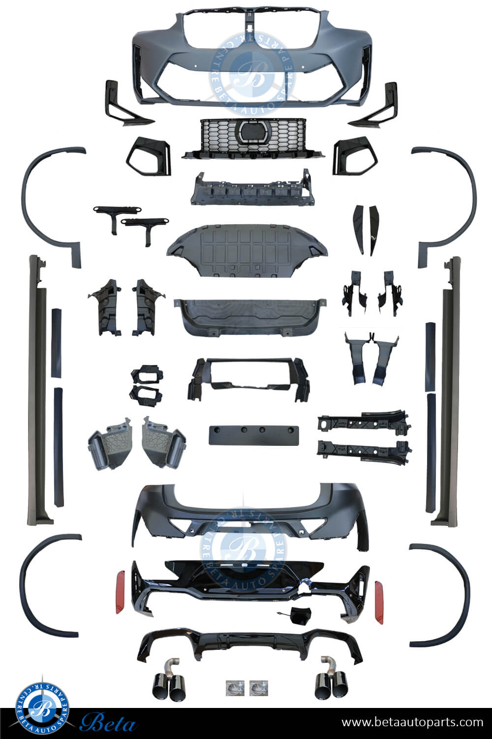 Body Kit M Look for BMW X4 G02 LCI 2022-Up models
