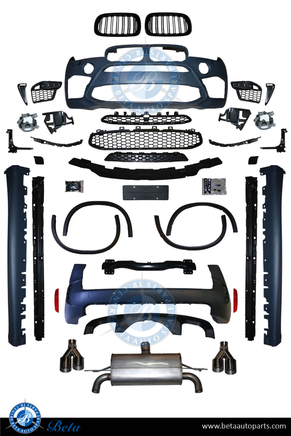M Kit BMW X5 F15 (2014-2018), Body Kit M Look, China – Beta Auto Spare Parts ...