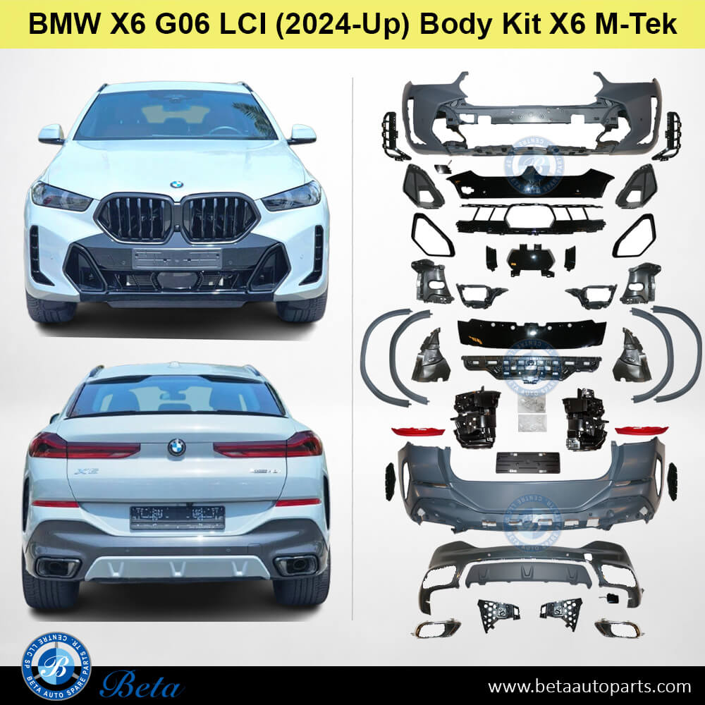 Body Kit X6 M-Tek for BMW X6 2024-Up models
