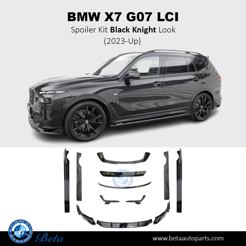 Spoiler Kit Black Knight Look for BMW X7 2023-Up models
