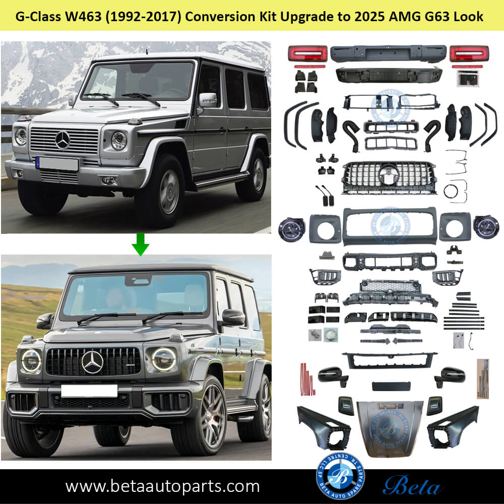 Body Kit Conversion Upgrade to AMG G63 2025 Look for Mercedes G-Class W463 1992-2017 models