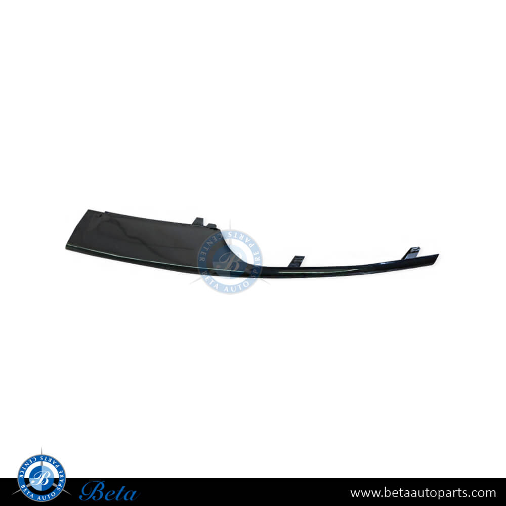 Left Side Front Bumper Grille Upper Moulding for Porsche Cayenne 2011-2014 models, Part Number 95850568500
