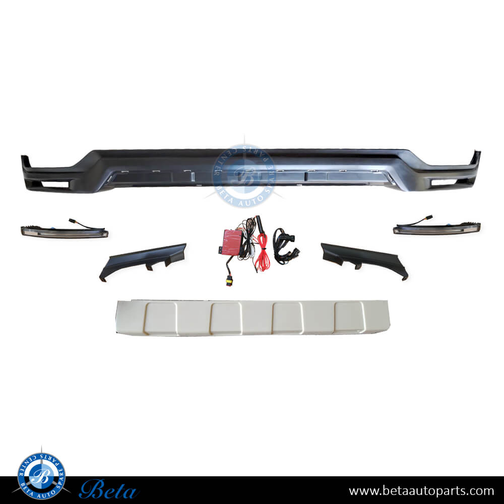 Front Bumper Lower Spoiler BBS look for G500/G63 for Mercedes G-Class W463 2018-Up models