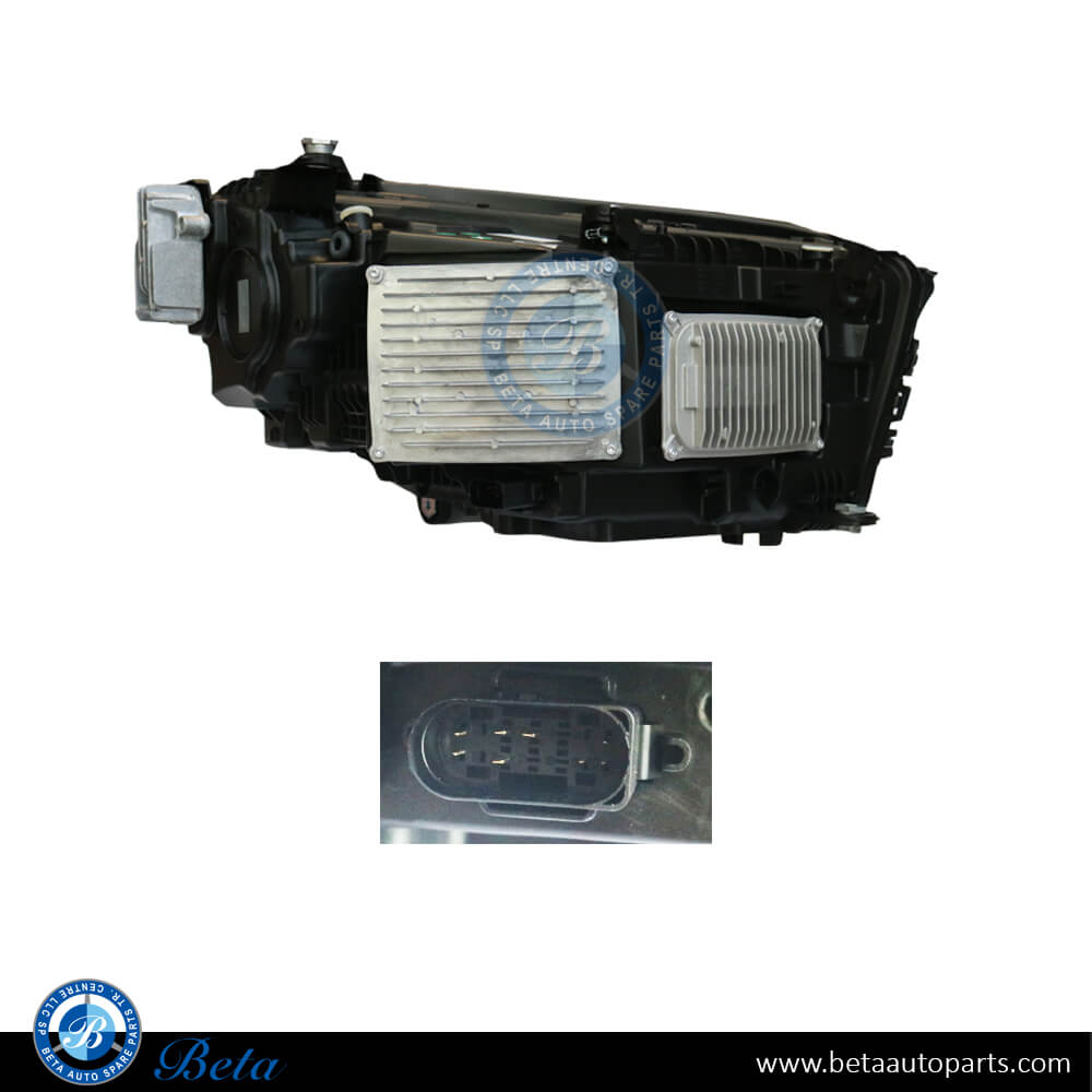 Headlamp Upgrade from Static to Dynamic LED for Mercedes GLC-Class X254 / C254 2023-Up models Back Side, Part Number 2549063901 / 2549064001