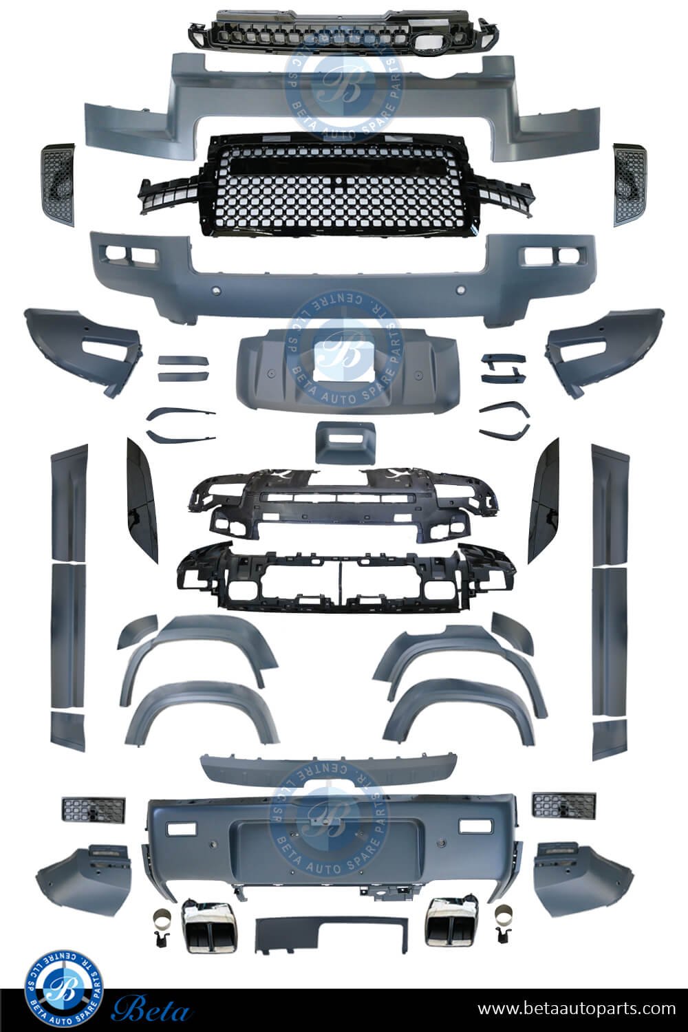 Body Kit Octa Look for Land Rover Defender 2020-Up models