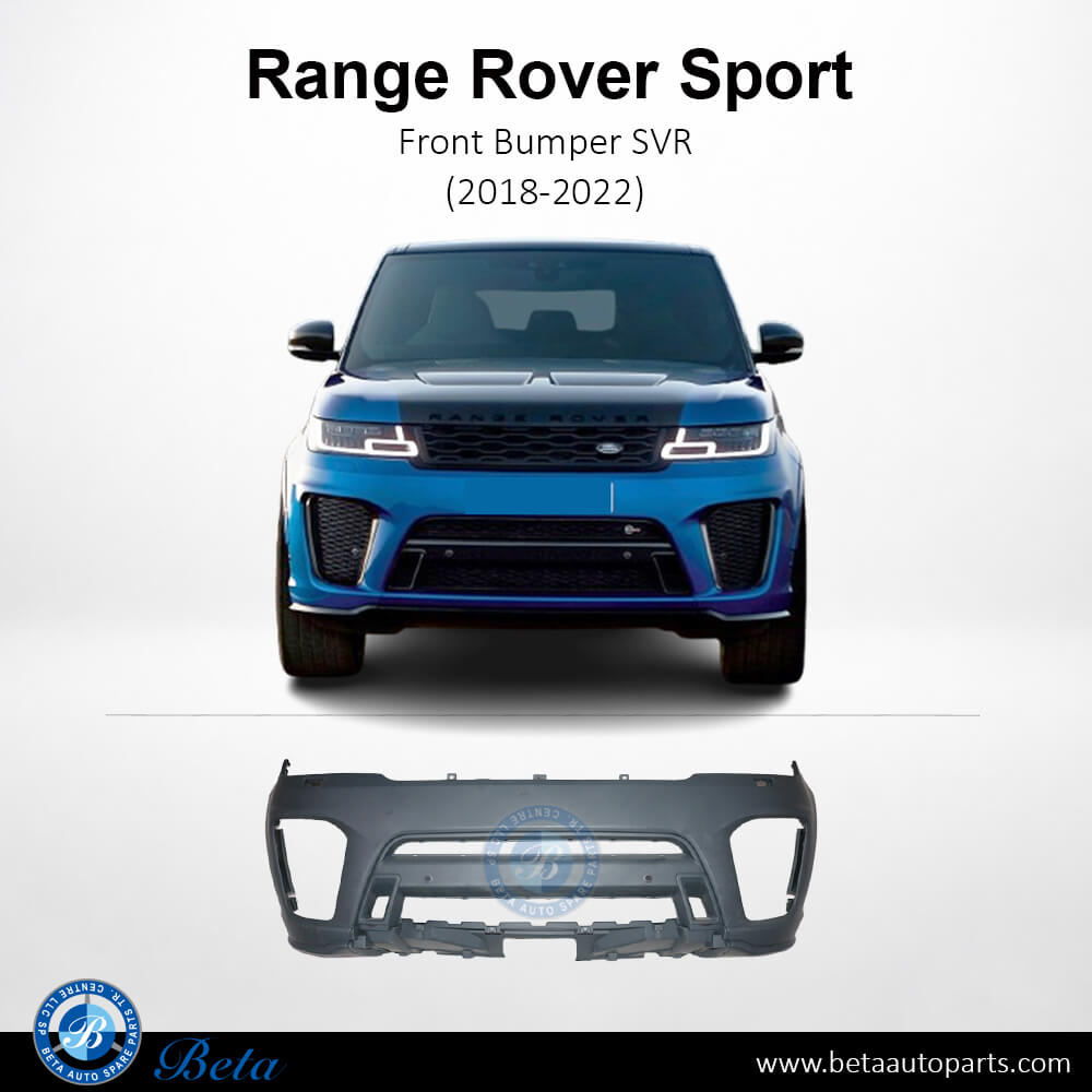 Front Bumper SVR for Range Rover Sport 2018-2022 models, Part Number LR117834