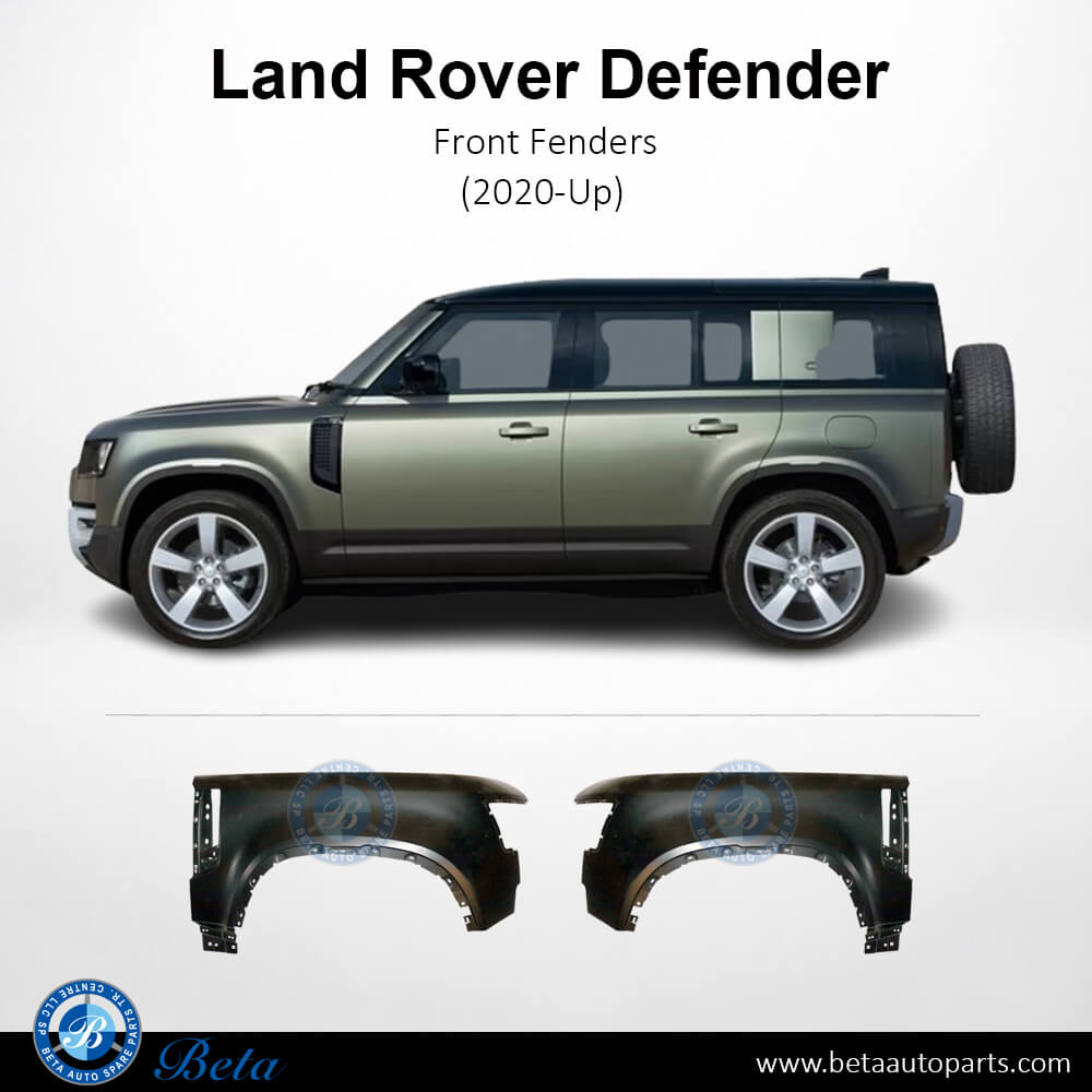 Left Side Front Fender  for Land Rover Defender 2020-Up models, Part Number LR131387