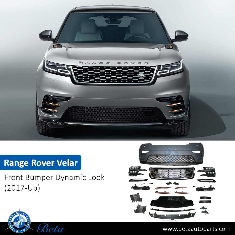 Range Rover Velar (2017-Up), Front Bumper with ACC 2024 R-Dynamic Look, China, LR143261