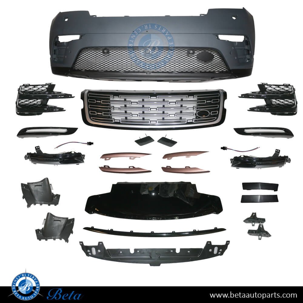 Front Bumper with ACC 2024 R-Dynamic Look for Range Rover Velar 2017-Up models, Part Number LR143261