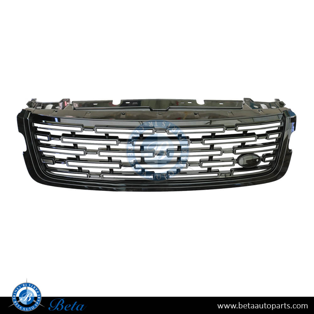 Radiator Grille Black Color for Range Rover Velar 2024-Up models, Part Number LR180202