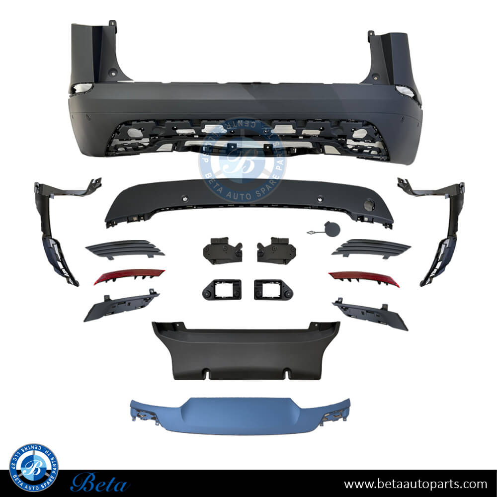 Rear Bumper for Range Rover Velar 2024-Up models, Part Number LR181413