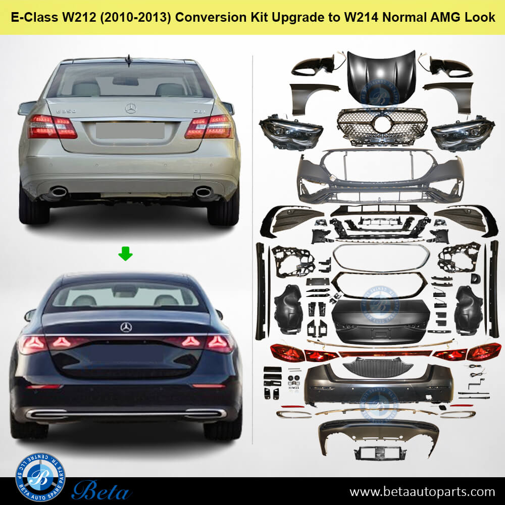 Mercedes E-Class W212 (2010-2013), Body Kit Conversion Upgrade to W214 Normal AMG Look, China