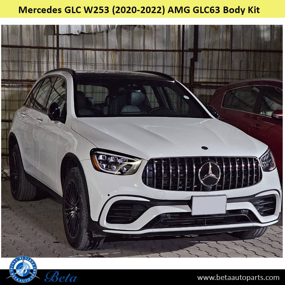 Mercedes GLC-Class W253 (2020-2022), Body Kit AMG GLC63 with PDC with Silver Moulding, Taiwan