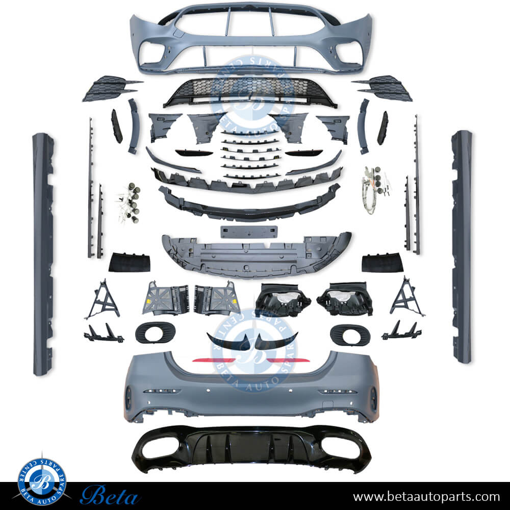 Body Kit AMG A35 Look for Sedan for Mercedes A-Class W177 2019-Up models