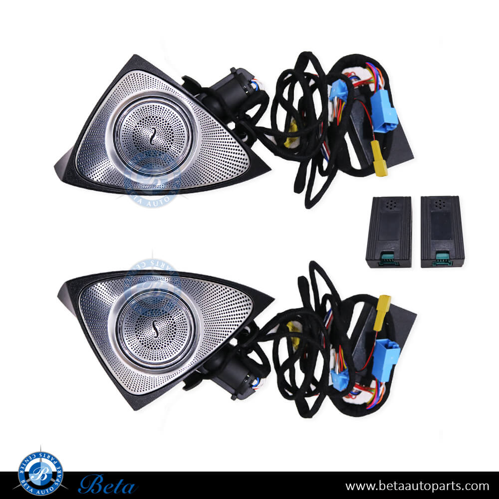 Front Tweeters 64 Colors for Mercedes C-Class W205 2015-2021 models, Part Number 2057271700 / 2057274100