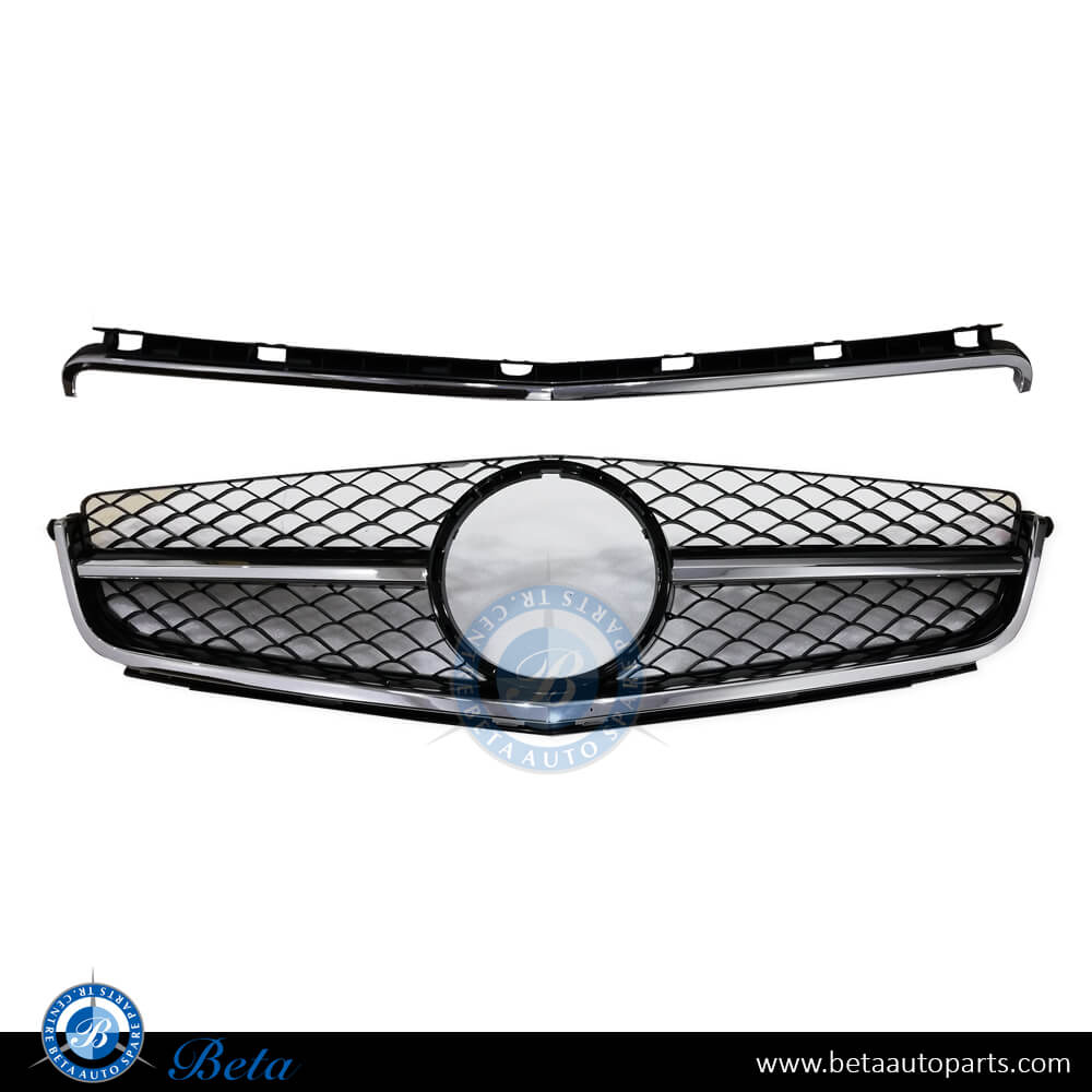 Grille AMG C63 OE Type for Mercedes C-Class W204 2011-2014 models, Part Number 2048802483