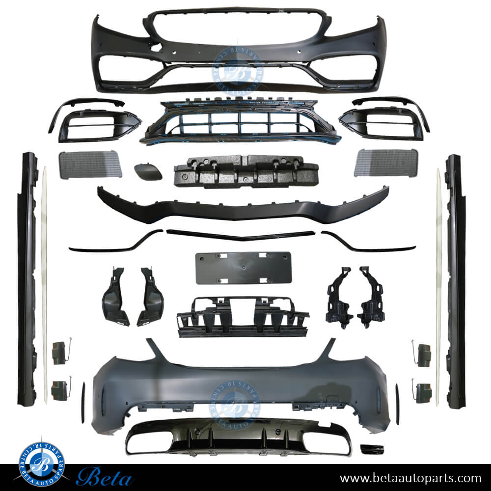 Body Kit AMG C63 Look for Mercedes C-Class W205 2019-2021 models