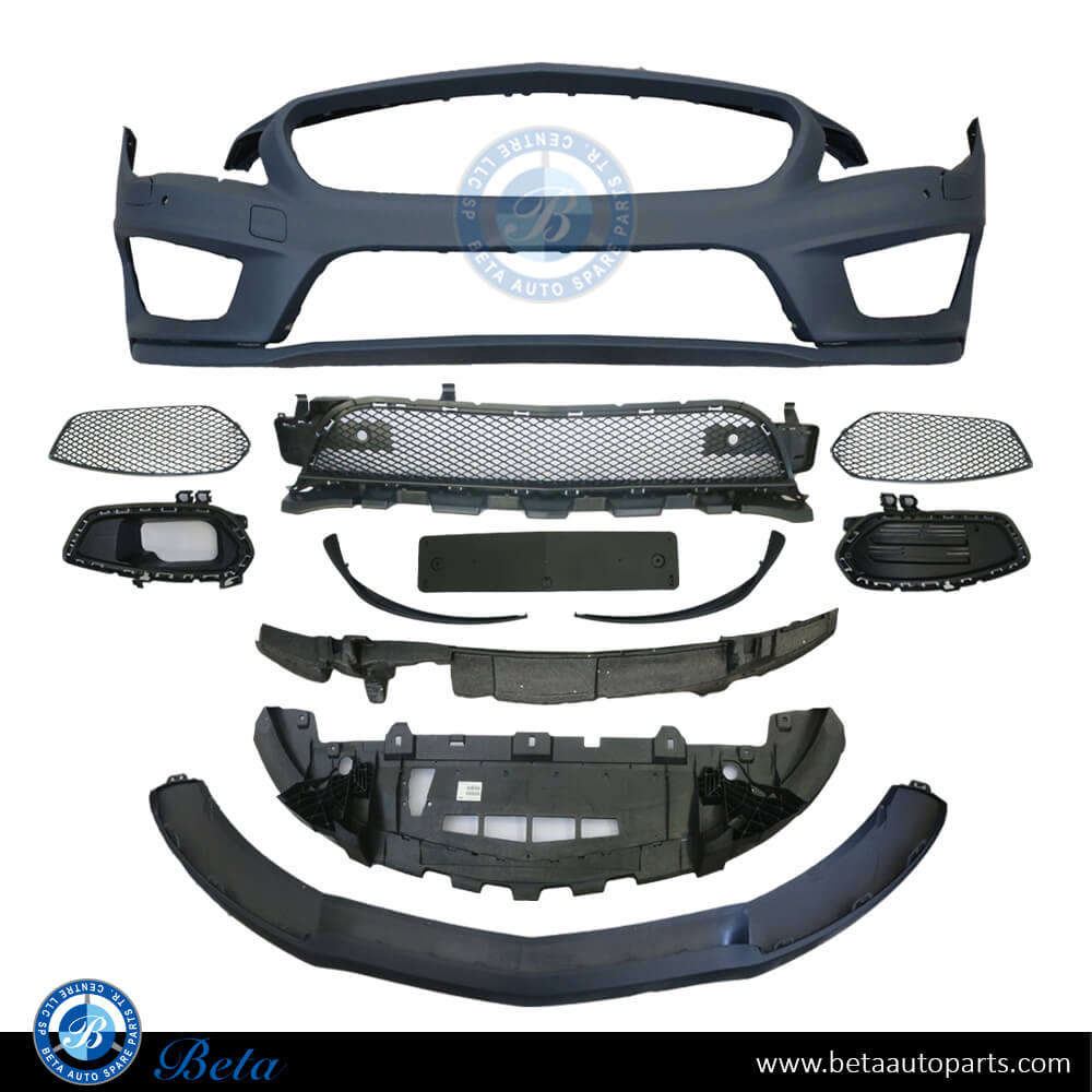 Front Bumper AMG CLA45 with PDC and Washer for Mercedes CLA-Class C117 2013-2016 models