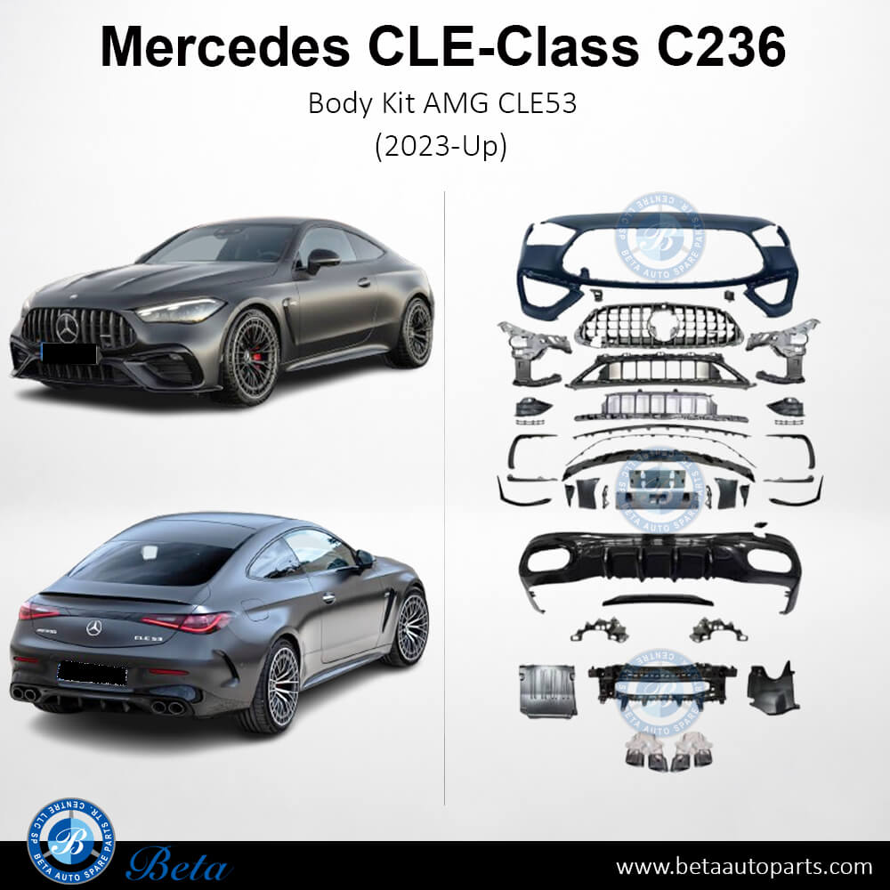 Body Kit AMG CLE53 (Gloss Black) for Mercedes CLE-Class 2023-Up models