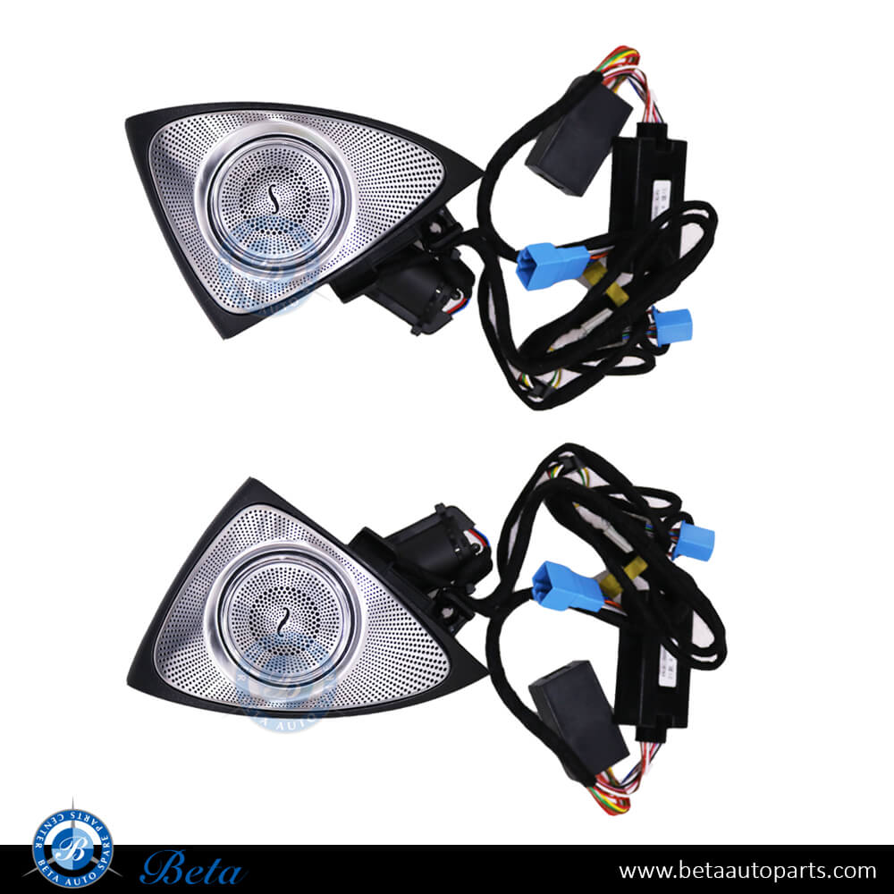 Front Tweeters 64 Colors for Mercedes E-Class W213/C238 2017-Up models, Part Number 2137275700 / 2137275800