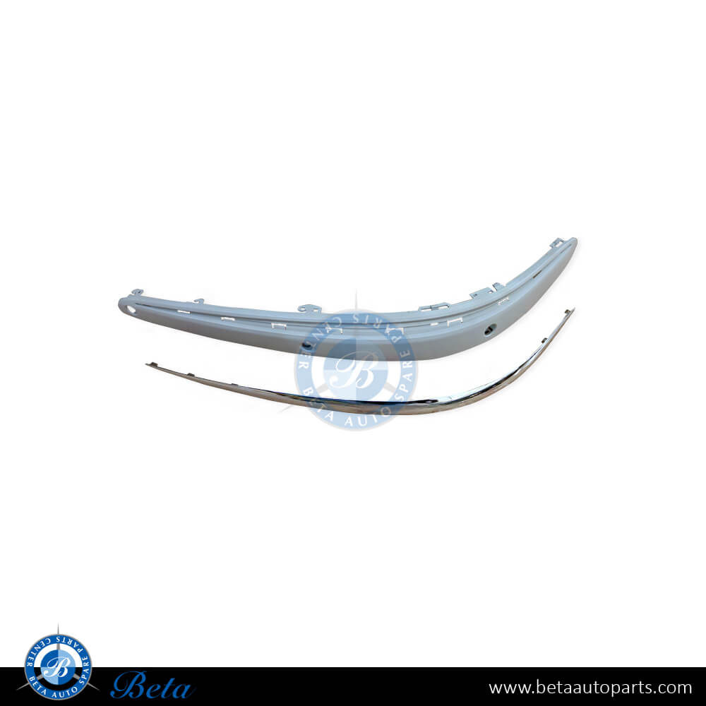 Left Side Front Bumper Strip with PDC for Mercedes E-Class W211 2003-2009 models, Part Number 2118800912