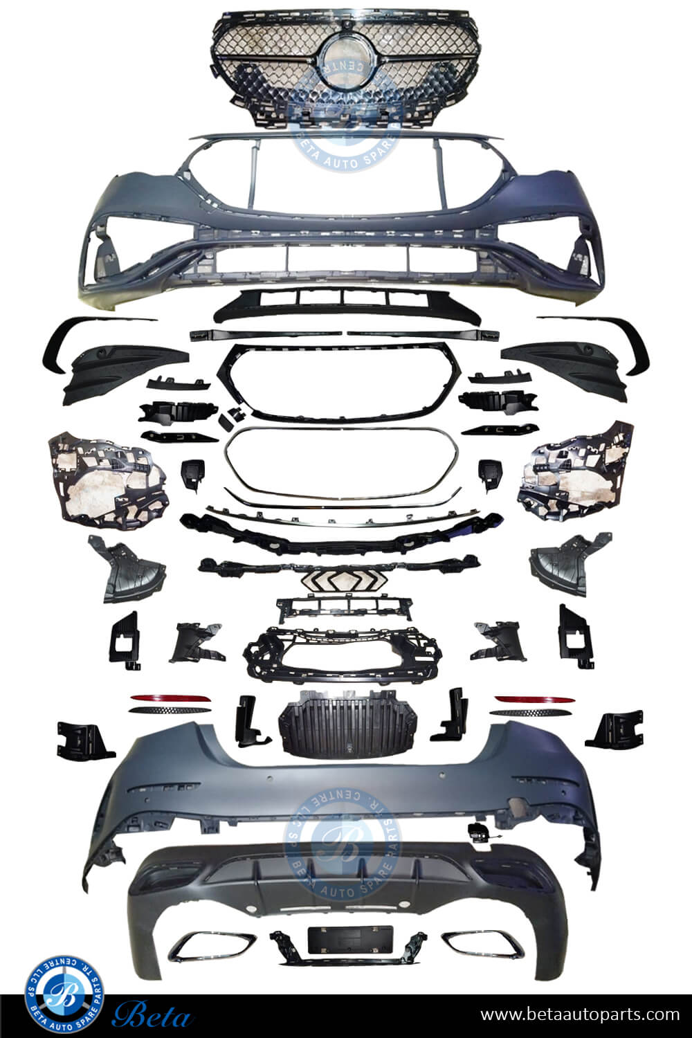 Body Kit Upgrade to Normal AMG for Mercedes E-Class 2024-Up models