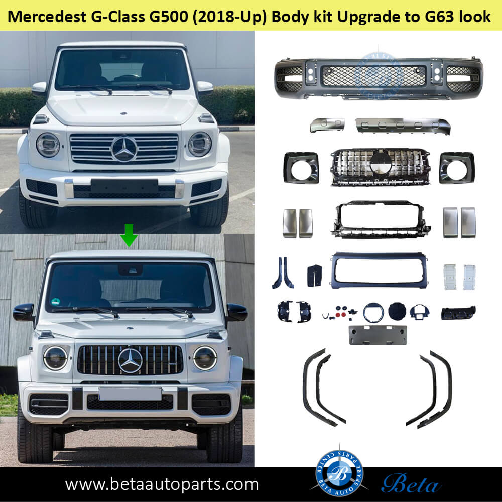 Mercedes G-Class W463 (2018-Up), Body Kit Upgrade to AMG G63 Look, China, 4638852A25